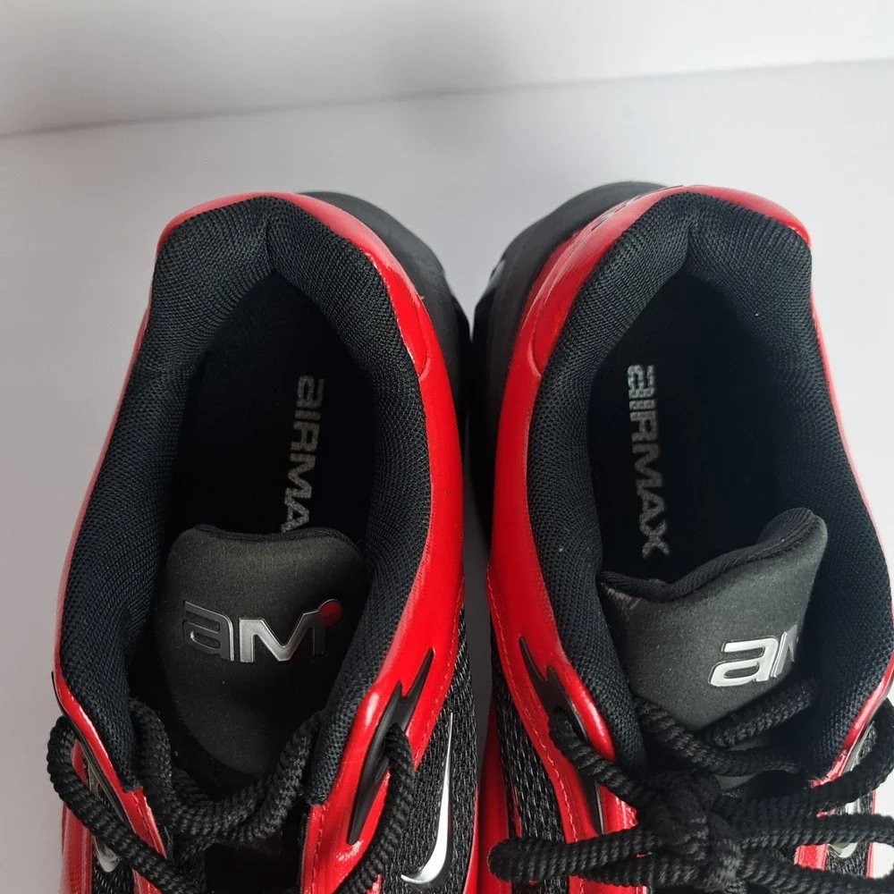 Nike Air Max Muse Womens Size 9.5University Red Metallic Silver Black FV1920 603